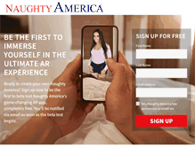 Tablet Screenshot of naughtyamericasfw.com